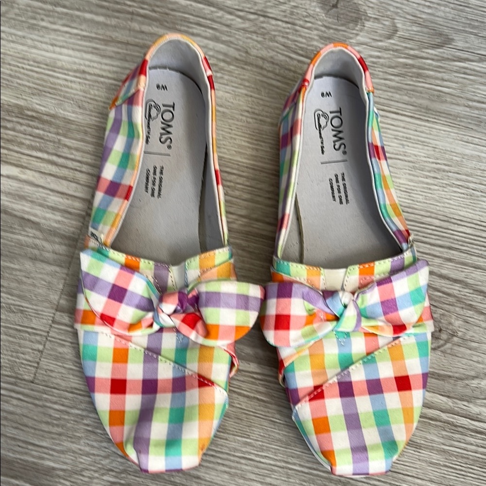 TOMS Multicolor Checkered Shoes